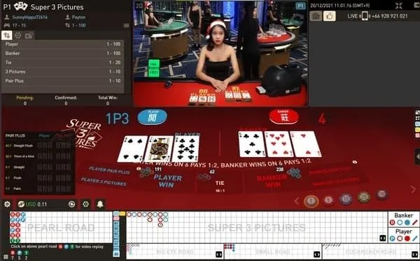 3 Card Baccarat